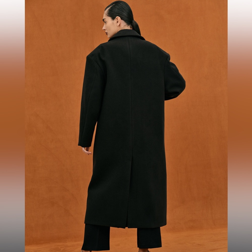 Source Unknown Wallis Oversized Grandpa Coat - image 3